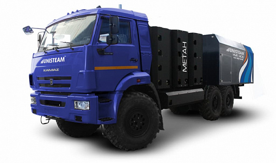 Универсальный моторный подогреватель воздуха UNISTEAM™ UMP-G на шасси ​КАМАЗ-43118
