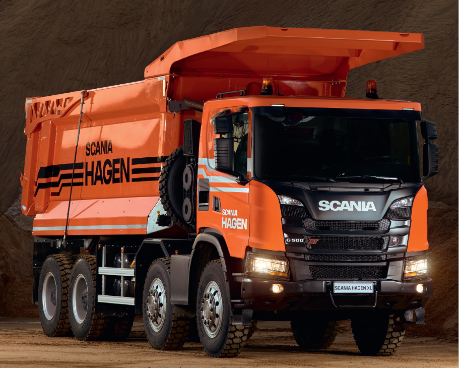 Самосвал SCANIA HAGEN M P440 B8X4HZ с пакетом TX