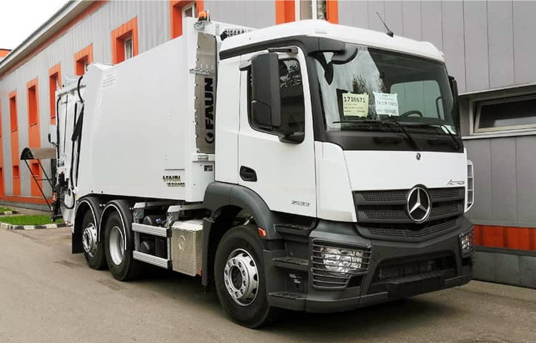 Мусоровоз 18,3 м3 FAUN на шасси Mercedes-Benz Antos 2533L