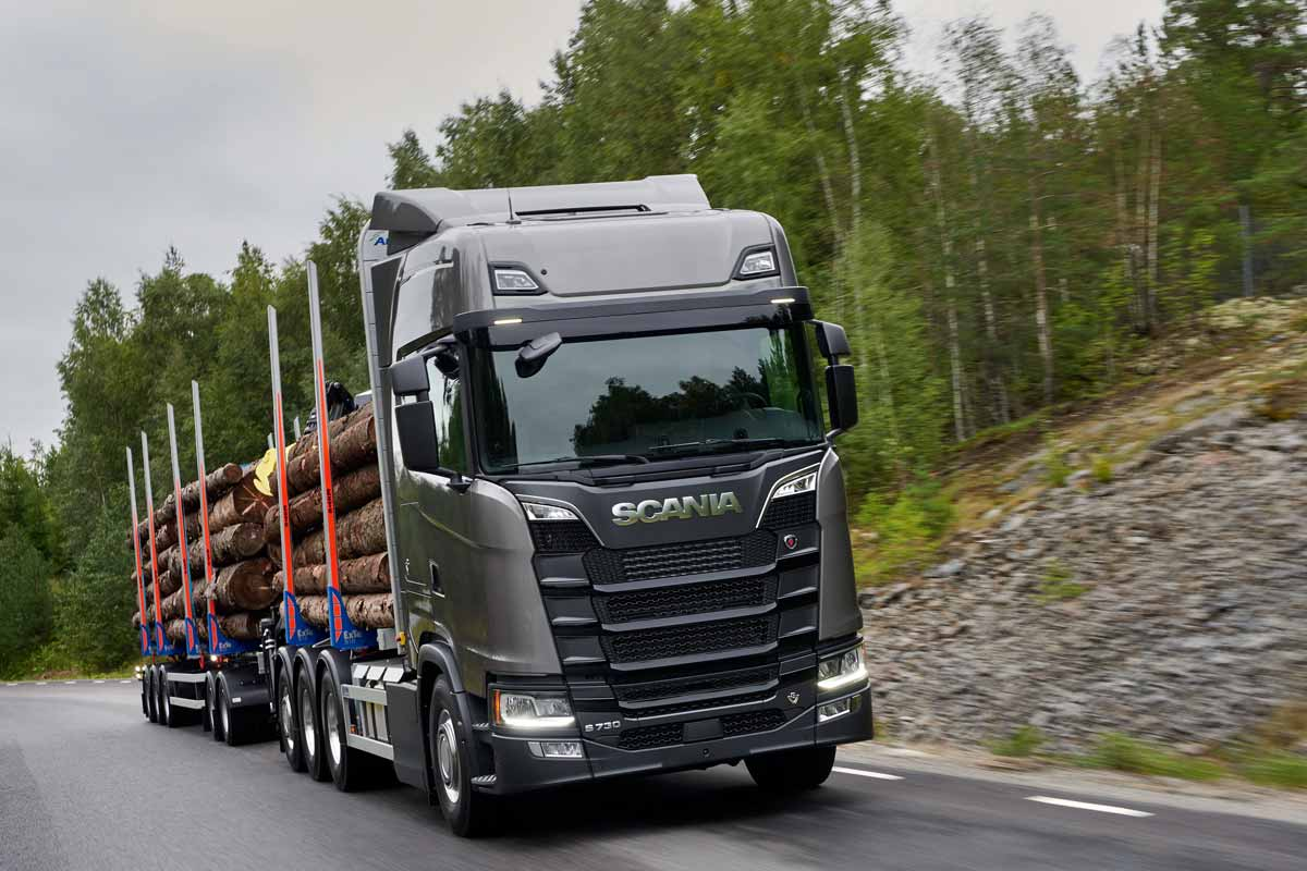 сортиментовоз scania